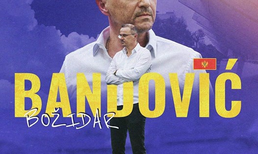 Huấn luyện viên Bozidar Bandovic trở thành tân huấn luyện viên trưởng câu lạc bộ Hà Nội. Ảnh: Hanoi FC