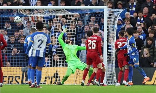 Liverpool nhận kết quả thua trước Brighton và dừng chân tại FA Cup. Ảnh: FA