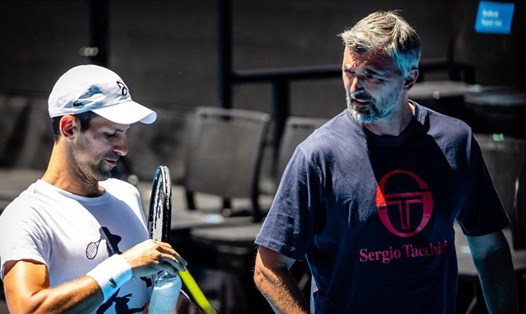 Goran Ivanisevic làm việc với Novak Djokovic từ năm 2019. Ảnh: Tennis