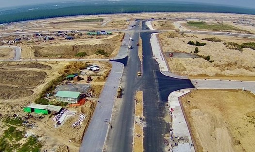 Dự án xây dựng sân bay Long Thành. Ảnh Hà Anh Chiến