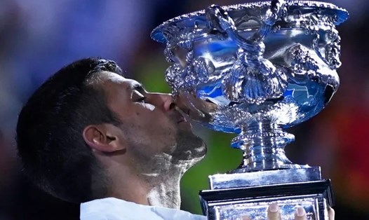 Novak Djokovic đã khởi đầu năm 2023 một cách hoàn hảo. Ảnh: AO