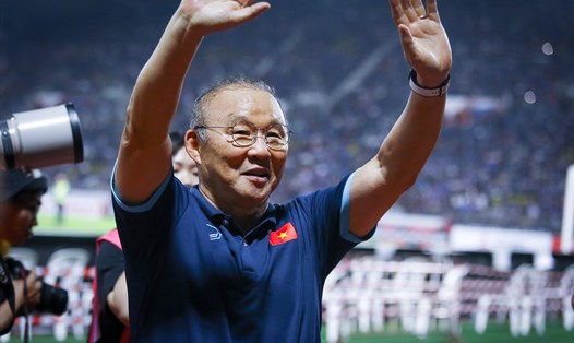 Huấn luyện viên Park Hang-seo gặt hái nhiều thành công cùng đội tuyển Việt Nam. Ảnh: Thanh Vũ