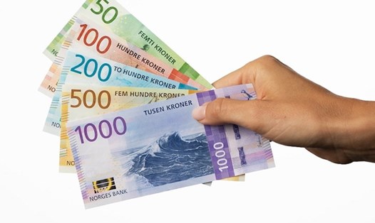Tiền tệ Na Uy. Ảnh: Norges Bank