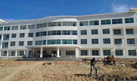 Bệnh viện ung bướu tỉnh Khánh Hòa vào tháng 5.2022. Ảnh Thu Cúc