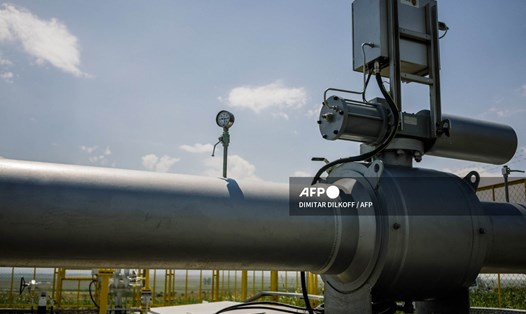Đường ống trung chuyển khí đốt Lozenets - Nedyalsko ở Lozenets, Bulgaria. Ảnh: AFP
