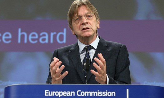 Nghị sĩ EU Guy Verhofstadt. Ảnh: AFP