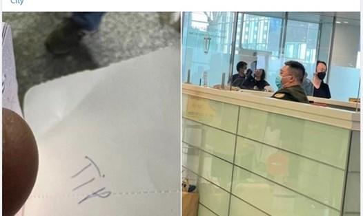 Du khách người Singapore đăng tải bài viết tố bị đòi tip. Ảnh chụp màn hình