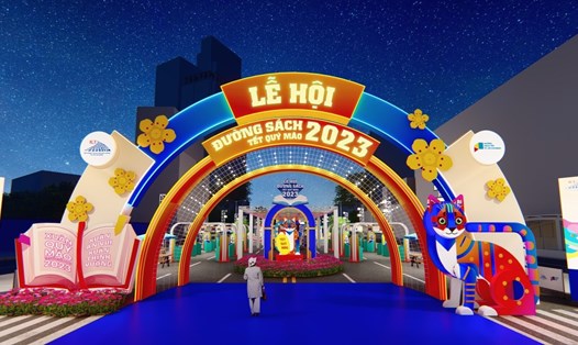 Lễ hội Đường sách TP.HCM Tết Quý Mão 2023. Ảnh: BTC.