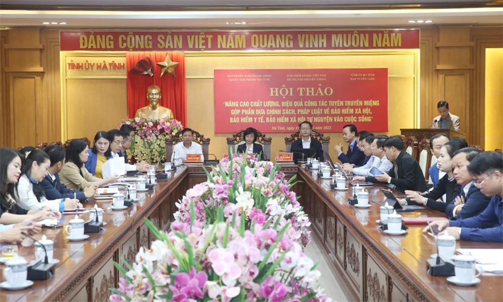 Toàn cảnh hội thảo. Ảnh: BHXH Việt Nam.