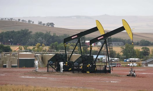 Khai thác dầu ở Mỹ. Ảnh: AFP