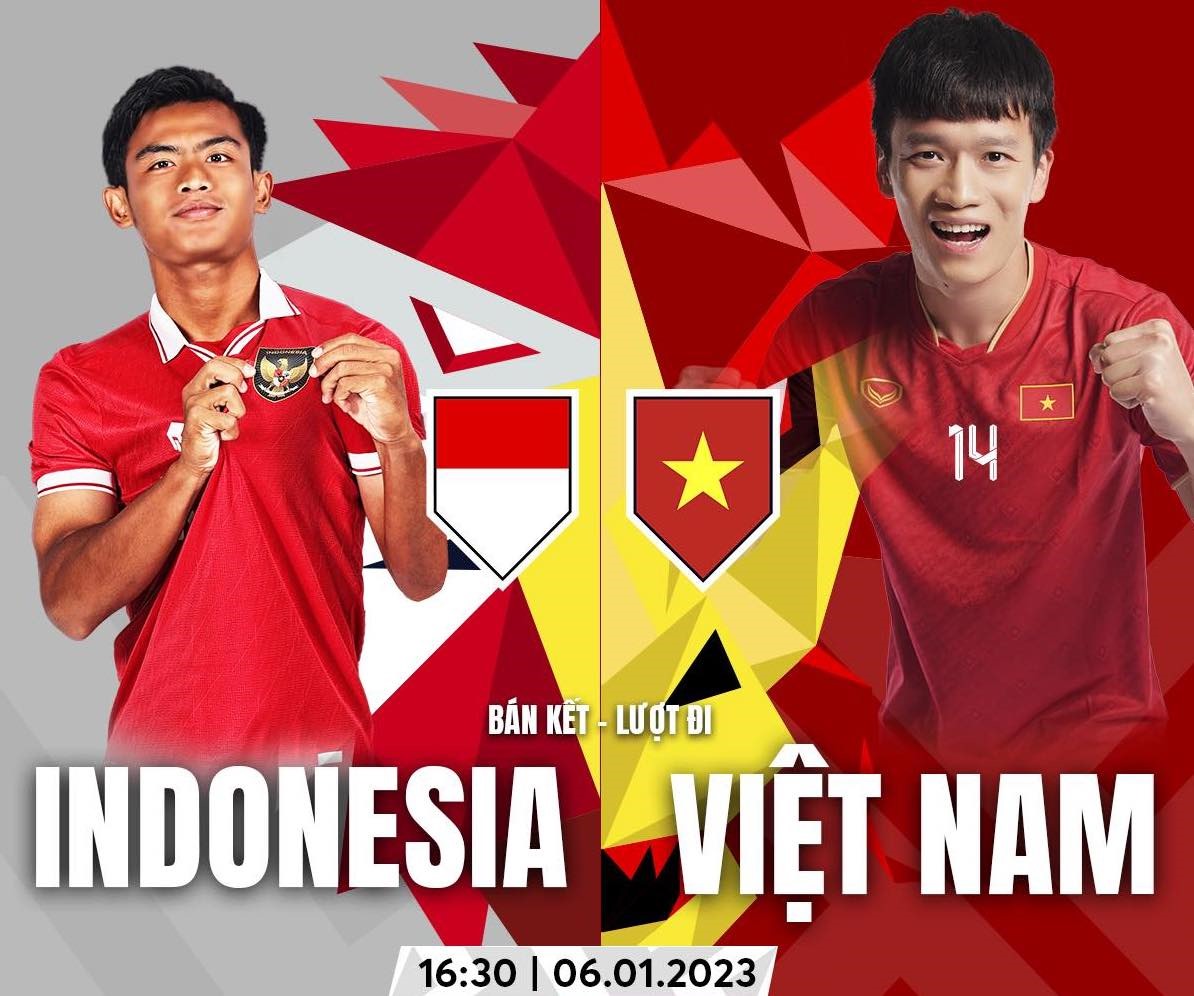 Kết quả, lịch thi đấu bóng đá ngày 6.1: Tuyển Indonesia vs Việt Nam