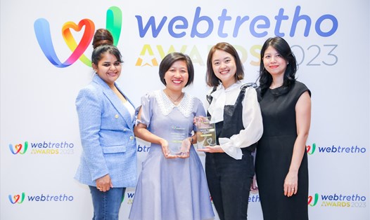 Nestlé NAN vinh dự nhận 02 giải thưởng lớn tại Webtretho Awards 2023. Ảnh DN cung cấp
