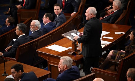 Các đại biểu trong kỳ họp khóa 118 của Hạ viện Mỹ ngày 3.1.2023. Ảnh: AFP