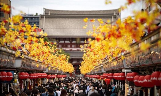 Gần 9,6 triệu du khách Trung Quốc đã đến Nhật Bản năm 2019. Ảnh: AFP