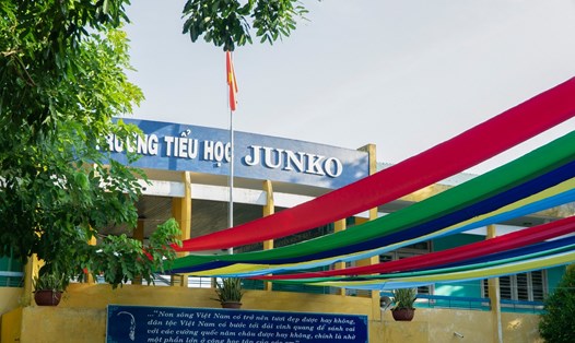 Trường tiểu học mang tên Junko đã được xây dựng tại xã Điện Phước, Điện Bàn, Quảng Nam. Ảnh: Hiển Phan