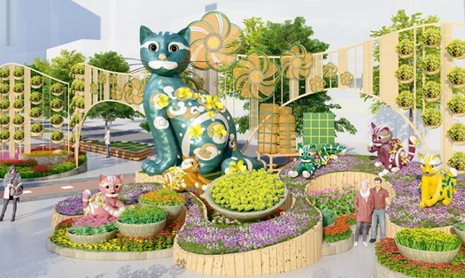 Đường hoa Nguyễn Huệ, TPHCM. Ảnh: Ảnh: BTC.