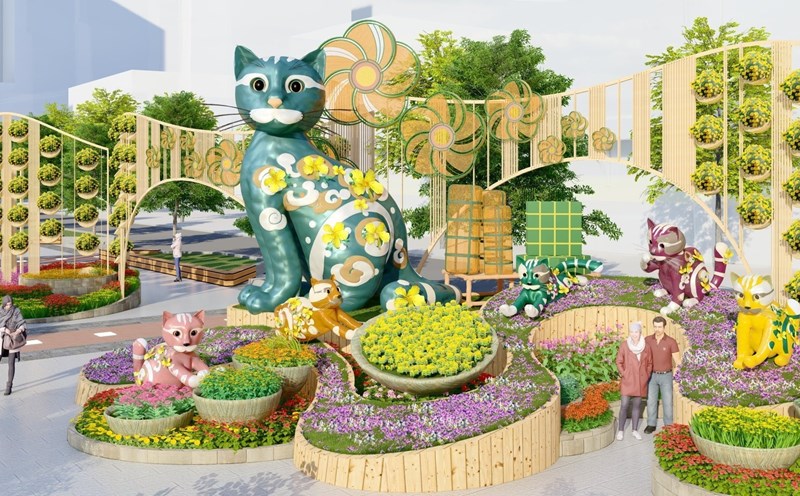 Đường hoa Nguyễn Huệ, TPHCM. Ảnh: Ảnh: BTC.