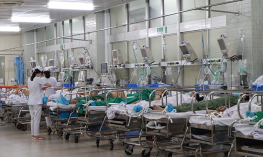 Khu điều trị Bệnh viện Chợ Rẫy. Ảnh: Nguyễn Ly