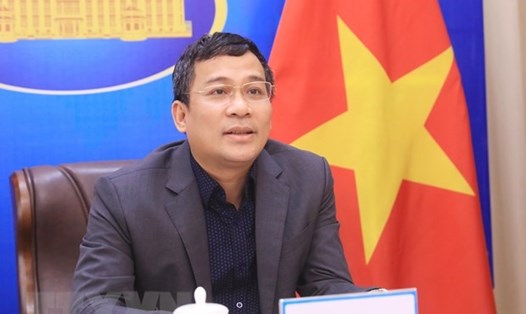 Thứ trưởng thường trực Bộ Ngoại giao Nguyễn Minh Vũ. Ảnh: TTXVN
