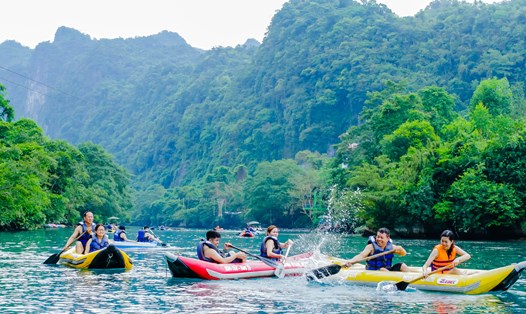 Phong Nha - Kẻ Bàng là một trong những địa điểm thu hút rất đông du khách khi đến Quảng Bình. Ảnh: Đăng Khôi