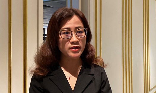 Bà Trần Thị Trang - quyền Vụ trưởng Vụ Bảo hiểm Y tế, Bộ Y tế. Ảnh: Thùy Linh