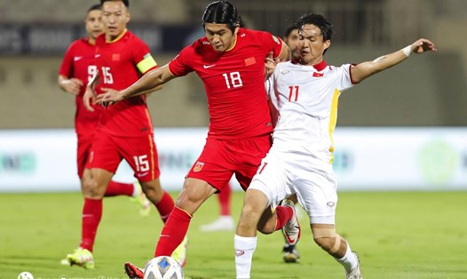Tuyển Trung Quốc có nhiều cơ hội để đánh bại tuyển Việt Nam khi thi đấu tại sân nhà. Ảnh: VFF
