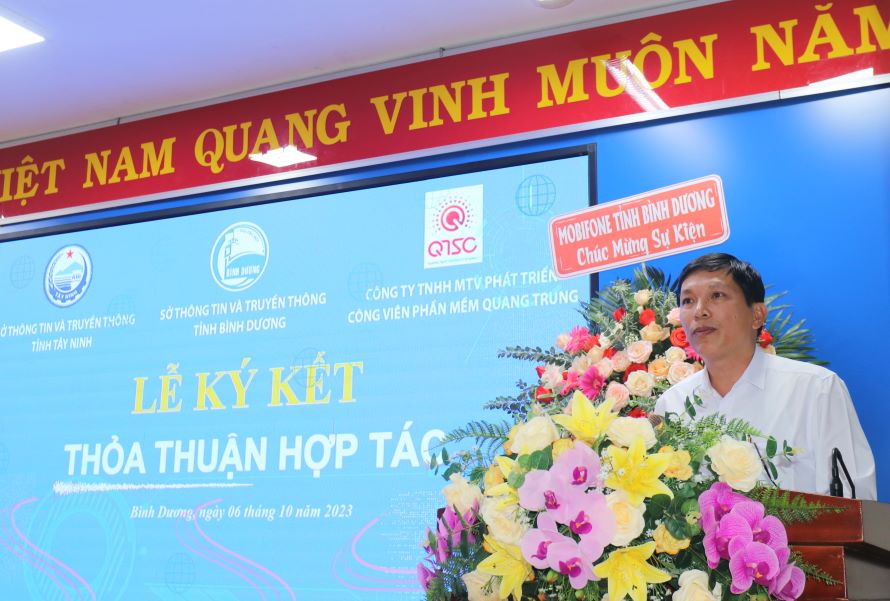 Ông Nguyễn Hữu Yên – Phó Giám đốc Sở TT&TT tỉnh Bình Dương. Ảnh: Cơ quan chức năng cung cấp