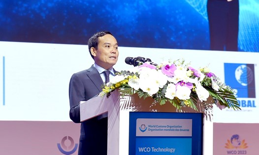Phó Thủ tướng Chính phủ Trần Lưu Quang phát biểu tại hội nghị. Ảnh Quang Hùng.