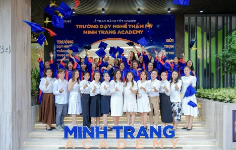 Minh Trang Academy thương hiệu uy tín trong đào tạo nghề thẩm mỹ. Ảnh: Minh Trang Academy