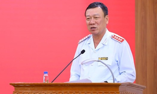Tổng Thanh tra Chính phủ Đoàn Hồng Phong phát biểu tại hội nghị. Ảnh: Thanhtra.com.vn
