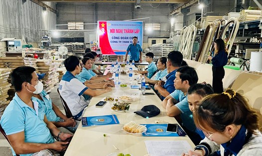 Công đoàn Khu công nghệ cao và các khu công nghiệp Đà Nẵng thành lập thêm 2 CĐCS. Ảnh: Trà Vân