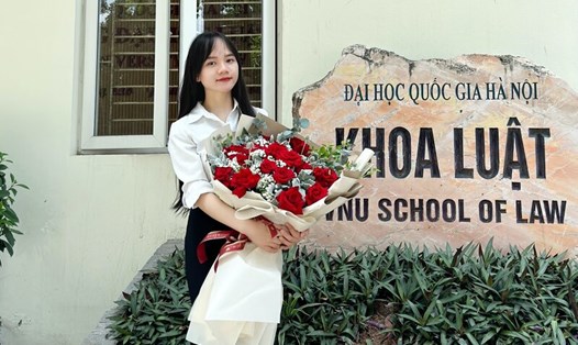 Chân dung Thủ khoa tốt nghiệp xuất sắc Trường Đại học Luật - Đại học Quốc gia Hà Nội. Ảnh: NVCC