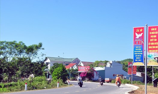 Hình ảnh nông thôn mới tại Quảng Nam. Ảnh: Vinh Anh