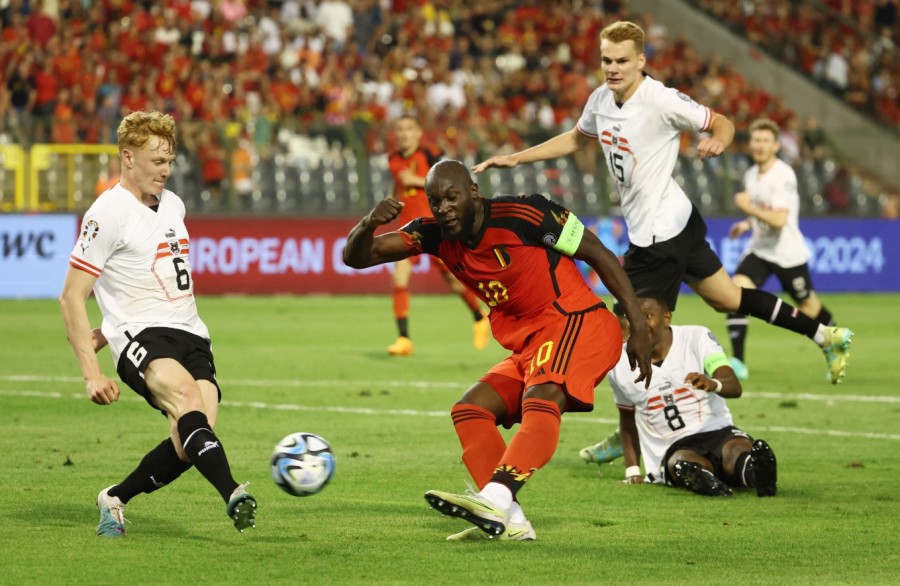 Romelu Lukaku sẽ sớm đưa tuyển Bỉ đến EURO 2024? Ảnh: UEFA