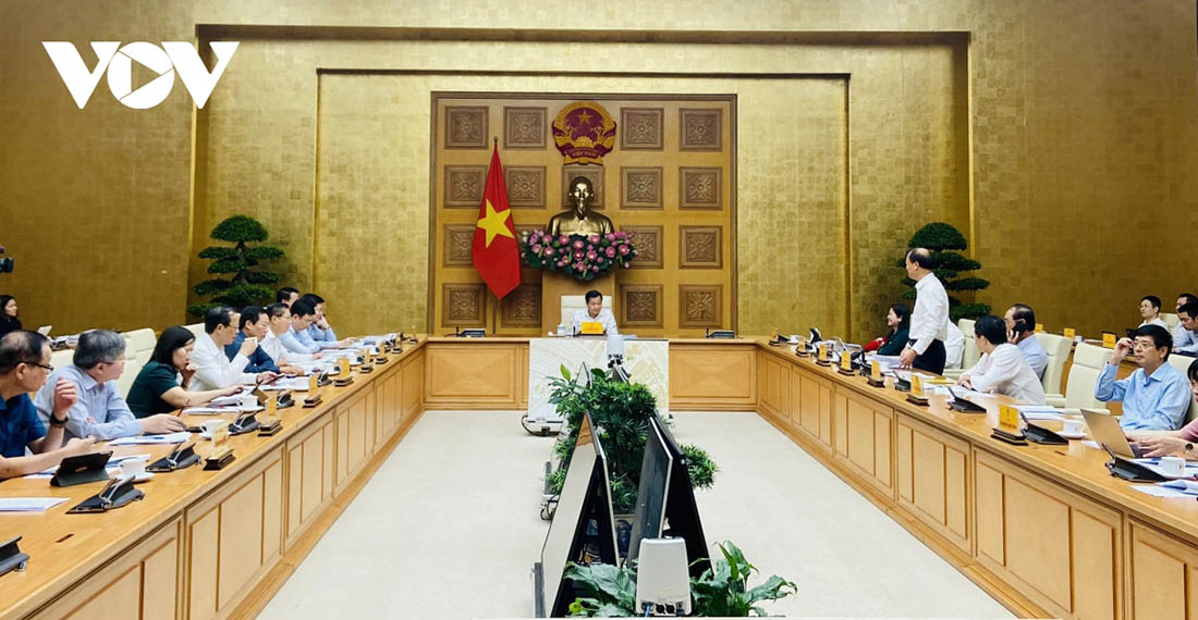 Phó Thủ tướng Lê Minh Khái, Trưởng Ban chỉ đạo chủ trì cuộc họp Ban chỉ đạo điều hành giá của Chính phủ triển khai nhiệm vụ từ nay đến cuối năm. Ảnh: vov.vn 