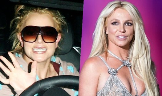 Britney Spears bị bắt vì lái xe không có bằng lái. Ảnh: Mega