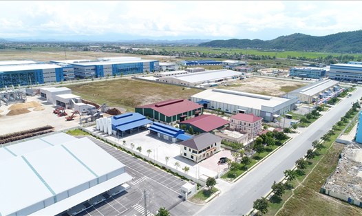 Khu công nghiệp, dịch vụ VSIP Nghệ An - dự án thu hút đầu tư trọng điểm của tỉnh. Ảnh: Quang Đại