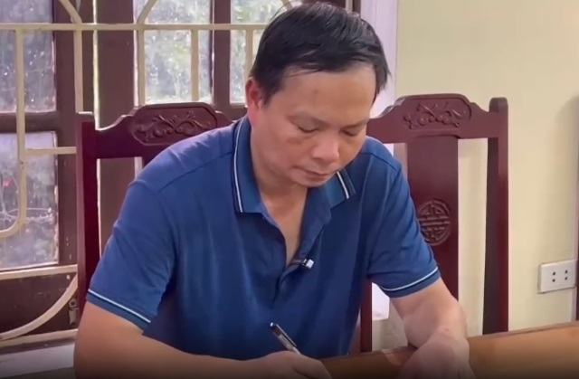 Nguyễn Đức Thuận bị bắt giữ về hành vi đánh chết người tại quán karaoke. Ảnh: Công an Thanh Hóa