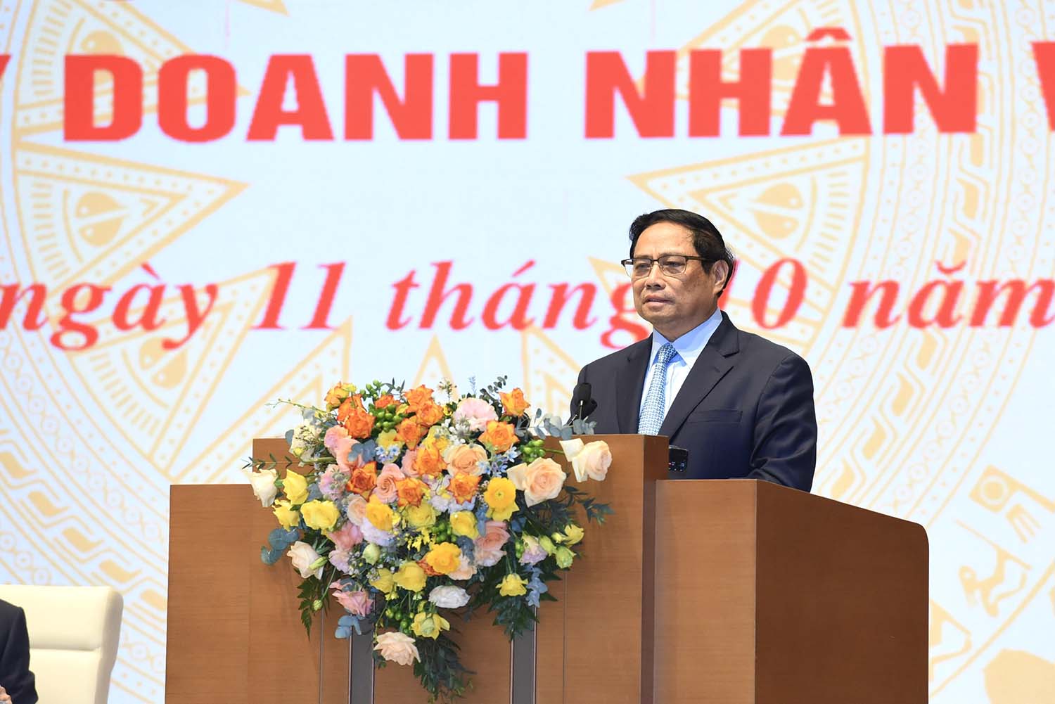 Thủ tướng Phạm Minh Chính phát biểu. Ảnh: Hải Nguyễn