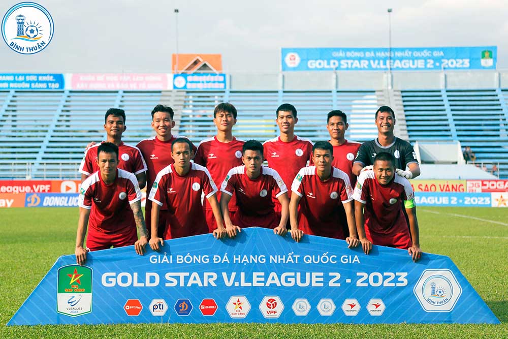 Câu lạc bộ Bình Thuận đã xin rút lui khỏi giải hạng Nhất 2023-2024. Ảnh: CLB Bình Thuận
