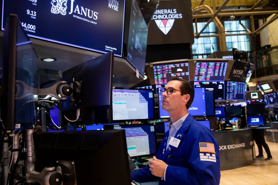 Mỹ là quốc gia nổi bật trong báo cáo triển vọng kinh tế tháng 10 của IMF.  Ảnh: Xinhua