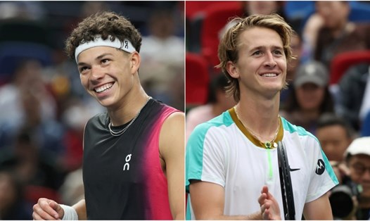 Quần vợt Mỹ chắc chắn có 1 suất tại bán kết giải Thượng Hải Masters 2023, khi Ben Shelton và Sebastian Korda đụng độ ở tứ kết. Ảnh: Tennis