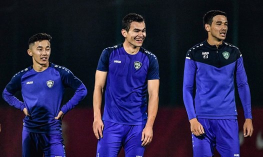 Tuyển Uzbekistan có nhiều cầu thủ quen mặt với tuyển Việt Nam. Ảnh: LĐBĐ Uzbekistan