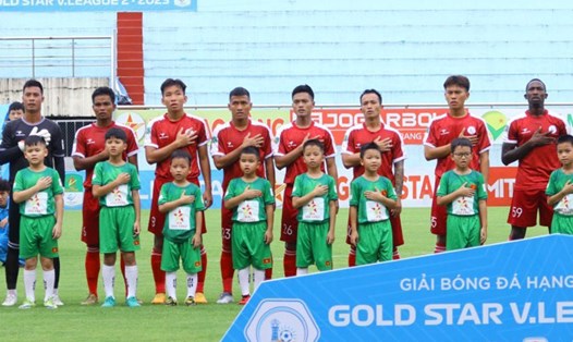 Câu lạc bộ Bình Thuận xin không đá giải hạng Nhất 2023-2024. Ảnh: CLB Bình Thuận