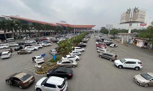 Bãi đỗ xe của sân bay Nội Bài. Ảnh: Sân bay Nội Bài