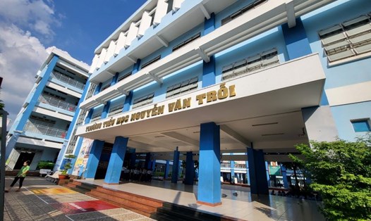 Trường Tiểu học Nguyễn Văn Trỗi (quận Tân Bình), nơi xảy ra sự việc. Ảnh: Chân Phúc