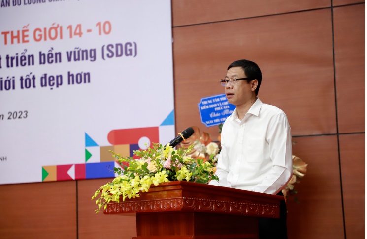  Thứ trưởng Bộ KHCN Lê Xuân Định phát biểu khai mạc Lễ Kỷ niệm. Ảnh: Mai Hà