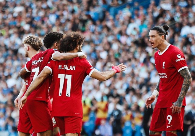 Liverpool trở lại đường đua vô địch với 3 điểm kém hơn đội dẫn đầu Premier League. Ảnh: Liverpool FC