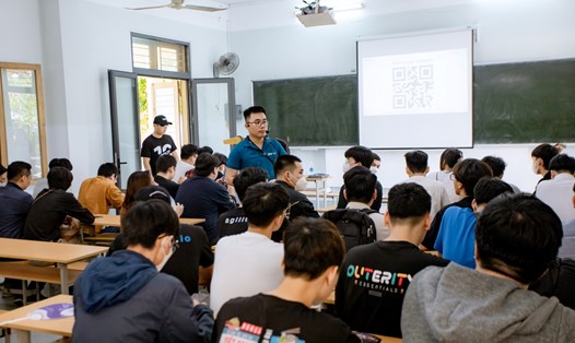 Doanh nghiệp và các trường đại học tại Đà Nẵng thường xuyên có hợp tác đào tạo nguồn nhân lực. Ảnh: Nguyên Thi