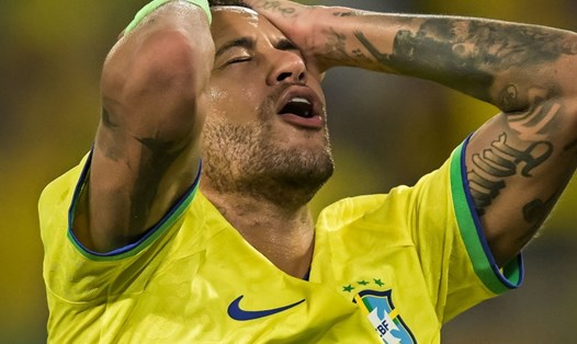 Tấn công hời hợt, Neymar và đội tuyển Brazil mất điểm trên sân nhà tại vòng loại World Cup 2026. Ảnh: CBF